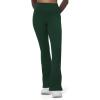 imageAoxjox Flare Leggings for Women Hidden Scrunch Butt Lifting High Waisted Wide Leg Yoga PantsForest Green
