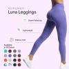 imageAoxjox High Waisted Workout Leggings for Women Scrunch Tummy Control Luna Buttery Soft Yoga Pants 26quotBlue Green Cloudedye