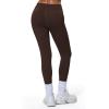 imageWomens Impact Seamless Workout Leggings Hidden Scrunch Butt Lifting Low Waist Yoga Pants 26quotDark Coffee