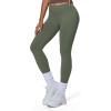 imageWomens Impact Seamless Workout Leggings Hidden Scrunch Butt Lifting Low Waist Yoga Pants 26quotOlive Grey