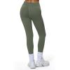 imageWomens Impact Seamless Workout Leggings Hidden Scrunch Butt Lifting Low Waist Yoga Pants 26quotOlive Grey