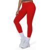 imageWomens Impact Seamless Workout Leggings Hidden Scrunch Butt Lifting Low Waist Yoga Pants 26quotRacing Red