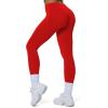 imageWomens Impact Seamless Workout Leggings Hidden Scrunch Butt Lifting Low Waist Yoga Pants 26quotRacing Red