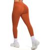 imageAoxjox Womens Workout Leggings Hidden Scrunch Butt Lifting High Waist Tummy Control Gym Workout Yoga PantsEarthy Brown