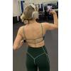imageAoxjox Workout Leggings for Women High Waisted Exercise Athletic Gym Fitness Yoga Lexi Lined Pants 26quotForest GreenSage Green
