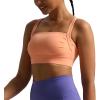 imageAoxjox Womens Workout High Impact Sports Bras Fitness Square Neck Balcony Open Back Bra Yoga Crop TankPapaya