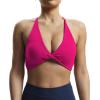 imageAoxjox Womens Workout Sports Bras Fitness Veronica Cross Back Low Impact Twist Bra Yoga Crop TankRose Red
