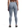 imageAoxjox Seamless Scrunch Legging for Women Asset Tummy Control Workout Gym Fitness Sport Active Yoga PantsA Grey