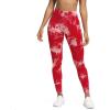 imageAoxjox Seamless Scrunch Legging for Women Asset Tummy Control Workout Gym Fitness Sport Active Yoga PantsA Tiedye Red