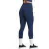 imageAoxjox Seamless Scrunch Legging for Women Asset Tummy Control Workout Gym Fitness Sport Active Yoga PantsA Tuxedo Navy