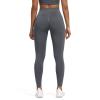 imageAoxjox Seamless Scrunch Legging for Women Asset Tummy Control Workout Gym Fitness Sport Active Yoga PantsDark Grey Marl