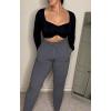 imageAoxjox Sweatpants for Women Lounge Joggers with Pockets High Waisted Drawstring Running Sweatpant Lounge Pants 275quotHeather Grey