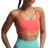 imageAoxjox Womens Workout Sports Bras Fitness Julie Crossback Thin Straps Low Impact Bra Yoga Crop TankSpiced Coral
