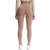 imageAoxjox Workout Seamless Leggings for Women Smile Contour High Waisted Athletic Yoga Pants Tights 26quotA Beaver Marl
