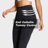 imageAoxjox Workout Seamless Leggings for Women Smile Contour High Waisted Athletic Yoga Pants Tights 26quotA Black Marl Not Squat Proof