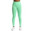 imageAoxjox Workout Seamless Leggings for Women Smile Contour High Waisted Athletic Yoga Pants Tights 26quotA Cabbage Green Marl Not Squat Proof