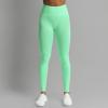 imageAoxjox Workout Seamless Leggings for Women Smile Contour High Waisted Athletic Yoga Pants Tights 26quotA Cabbage Green Marl Not Squat Proof