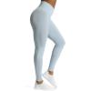 imageAoxjox Workout Seamless Leggings for Women Smile Contour High Waisted Athletic Yoga Pants Tights 26quotA Kentucky Blue Marl