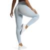 imageAoxjox Workout Seamless Leggings for Women Smile Contour High Waisted Athletic Yoga Pants Tights 26quotA Kentucky Blue Marl