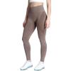 imageAoxjox Workout Seamless Leggings for Women Smile Contour High Waisted Athletic Yoga Pants Tights 26quotA Mocha Marl