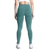 imageAoxjox Workout Seamless Leggings for Women Smile Contour High Waisted Athletic Yoga Pants Tights 26quotA Turquoise Marl Forest Green Marl
