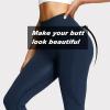 imageAoxjox Workout Seamless Leggings for Women Smile Contour High Waisted Athletic Yoga Pants Tights 26quotB Navy Marl