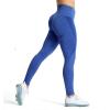 imageAoxjox Workout Seamless Leggings for Women Smile Contour High Waisted Athletic Yoga Pants Tights 26quotElectric Blue Marl