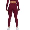 imageAoxjox Workout Seamless Leggings for Women Smile Contour High Waisted Athletic Yoga Pants Tights 26quotVital 30 Sangria Red