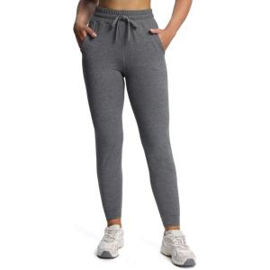 imageAoxjox Sweatpants for Women Lounge Joggers with Pockets High Waisted Drawstring Running Sweatpant Lounge Pants 275quotHeather Grey