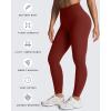 imageAoxjox High Waisted Workout Leggings for Women Scrunch Tummy Control Luna Buttery Soft Yoga Pants 26quotBurgundy