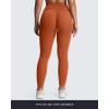 imageAoxjox High Waisted Workout Leggings for Women Scrunch Tummy Control Luna Buttery Soft Yoga Pants 26quotEarthy Brown