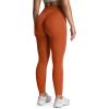 imageAoxjox High Waisted Workout Leggings for Women Scrunch Tummy Control Luna Buttery Soft Yoga Pants 26quotEarthy Brown