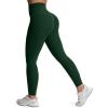 imageAoxjox High Waisted Workout Leggings for Women Scrunch Tummy Control Luna Buttery Soft Yoga Pants 26quotForest Green