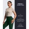 imageAoxjox High Waisted Workout Leggings for Women Scrunch Tummy Control Luna Buttery Soft Yoga Pants 26quotForest Green