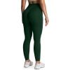 imageAoxjox High Waisted Workout Leggings for Women Scrunch Tummy Control Luna Buttery Soft Yoga Pants 26quotForest Green