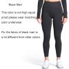 imageAoxjox Womens High Waist Workout Gym Vital Seamless Leggings Yoga PantsA Black Marl