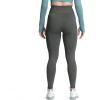 imageAoxjox Womens High Waist Workout Gym Vital Seamless Leggings Yoga PantsArmy Green Marl