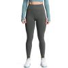 imageAoxjox Womens High Waist Workout Gym Vital Seamless Leggings Yoga PantsArmy Green Marl