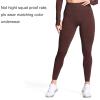 imageAoxjox Womens High Waist Workout Gym Vital Seamless Leggings Yoga PantsCherry Brown Marl
