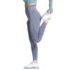 imageAoxjox Womens High Waist Workout Gym Vital Seamless Leggings Yoga PantsDark Blue Marl