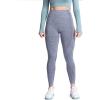 imageAoxjox Womens High Waist Workout Gym Vital Seamless Leggings Yoga PantsDark Blue Marl