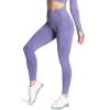 imageAoxjox Womens High Waist Workout Gym Vital Seamless Leggings Yoga PantsIndigo Marl