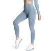 imageAoxjox Womens High Waist Workout Gym Vital Seamless Leggings Yoga PantsMarine Blue Marl