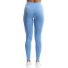 imageAoxjox Womens High Waist Workout Gym Vital Seamless Leggings Yoga PantsSky Blue Marl