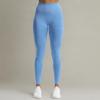 imageAoxjox Womens High Waist Workout Gym Vital Seamless Leggings Yoga PantsSky Blue Marl
