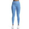 imageAoxjox Womens High Waist Workout Gym Vital Seamless Leggings Yoga PantsSky Blue Marl