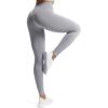 imageAoxjox Womens High Waist Workout Gym Vital Seamless Leggings Yoga PantsSmokey Grey Marl