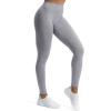 imageAoxjox Womens High Waist Workout Gym Vital Seamless Leggings Yoga PantsSmokey Grey Marl
