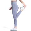 imageAoxjox Womens High Waist Workout Gym Vital Seamless Leggings Yoga PantsSteel Blue Marl