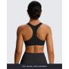 imageAoxjox Womens Workout Sports Bras Fitness Define Sculpt Racerback Bra Yoga Crop TankBlack 3 Pieces Pack